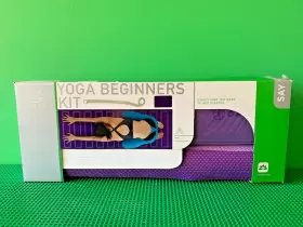 018713617323 GAIAM Yoga Gym Beginners Training Mat Strap Kit