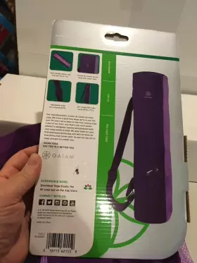 018713621559 GAIAM Yoga Mat Bag Pocket Breathable #3