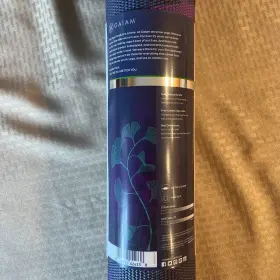 018713624338 GAIAM Yoga Mat Cushion Slip Lily Shadows Print #3