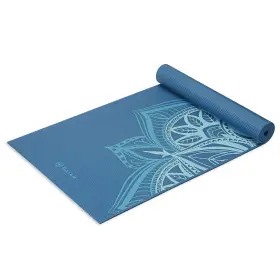 018713634160 GAIAM Yoga Mat Print Slip Exercise Fitness
