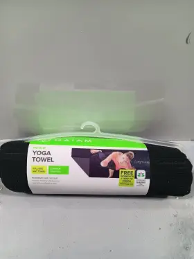 018713635198 GAIAM Slip Yoga Mat Towel