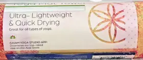 018713638373 GAIAM Yoga Mat Towel Featherlight Slip Drying #2