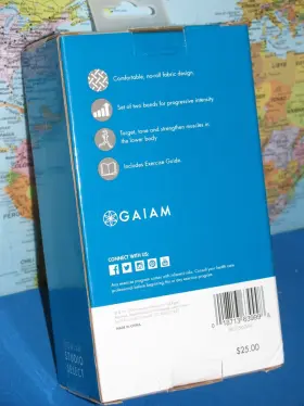 018713639998 GAIAM Studio Select Hip Bands Pack Set Light #2