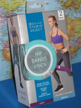 018713639998 GAIAM Studio Select Hip Bands Pack Set Light #3