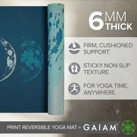 018713647566 GAIAM Yoga Mat Print Reversible Slip Exercise #3