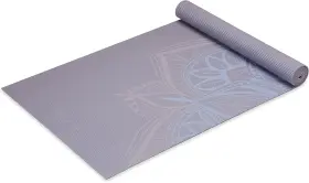018713649423 GAIAM Yoga Mat Print Slip Exercise Fitness
