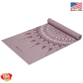 018713652720 GAIAM Print Yoga Mat Slip Exercise Fitness Pil