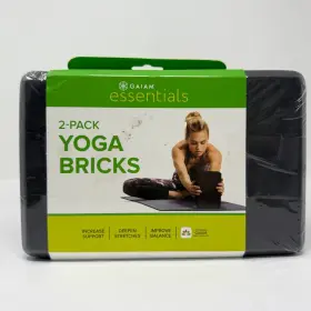 018713653352 GAIAM Yoga Bricks Increase Deepen Stretches