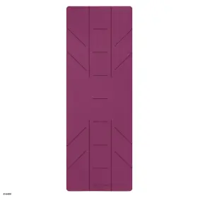 03-64391W GAIAM Ultra Alignment Yoga Mat Fuchsia