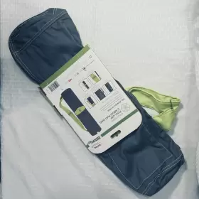 05-61339 GAIAM Yoga Mat Bag Citron Storm Canvas Pocket Strap #2
