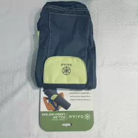 05-61339 GAIAM Yoga Mat Bag Citron Storm Canvas Pocket Strap