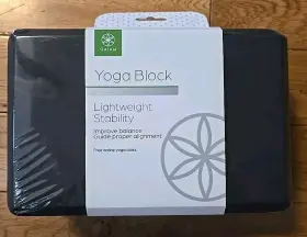 05-62207 GAIAM Yoga Block Supportive Latex Eva Foam Slip