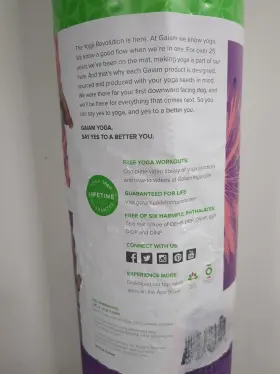 05-62437 GAIAM Yoga Mat Pink Reversible #3