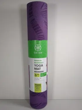 05-62437 GAIAM Yoga Mat Pink Reversible