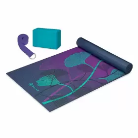 05-62632 GAIAM Beginners Yoga Starter Set Mat Block Strap Lig