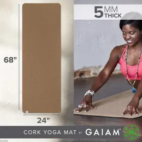 05-62904 GAIAM Yoga Mat Cork Great Pilates Thi #3