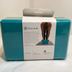 05-62912 GAIAM Yoga Block Supportive Latex Eva Foam Slip