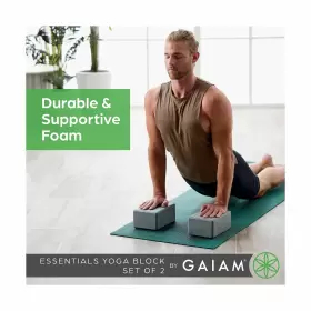 05-62964 GAIAM Yoga Block Set Supportive Slip Foam Su #3