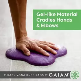 05-63059 GAIAM Yoga Knee Pads Set Props Women Men #3