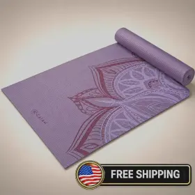 05-63647 GAIAM Yoga Mat Slip Exercise Pilates Workout