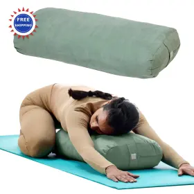 05-66059 GAIAM Yoga Bolster Meditation Pillow