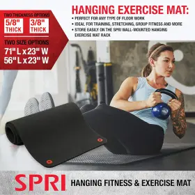 313038166175 GAIAM Spri Exercise Mat Fitness Yoga Classes #2