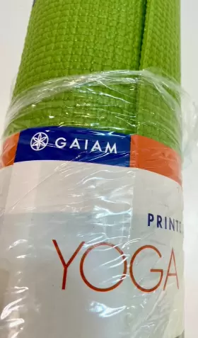 600-1319GREN GAIAM Yoga Mat Printed Slip Exercise Fitness #2