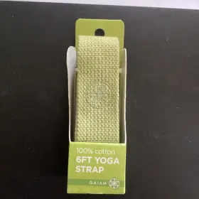 602-1206 GAIAM Yoga Strap Lime Expand