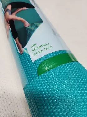 62344 GAIAM Turquoise Reversible Lotus Yoga Mat #2 62344 GAIAM Turquoise Reversible Lotus Yoga Mat #2