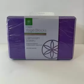 018713629661 GAIAM ESSENTIALS Yoga Block Set Supportive Latex