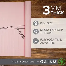 018713643094 GAIAM KIDS Yoga Mat Exercise Fun Prints Ideal #2