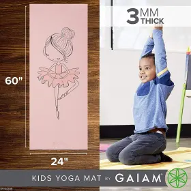018713643094 GAIAM KIDS Yoga Mat Exercise Fun Prints Ideal #3