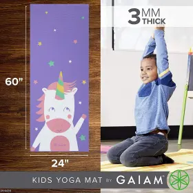 018713643117 GAIAM KIDS Yoga Mat Exercise Fun Prints Ideal #3