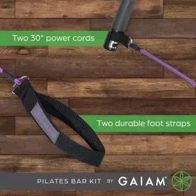 018713626523 GAIAM RESTORE Pilates Bar Reformer Fitness Total #3