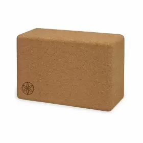 018713592330 GAIAM SOL Cork Yoga Block Natural Pilates Stretc