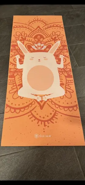 U-S34415 GAIAM Kids Yoga Mat Animal Print