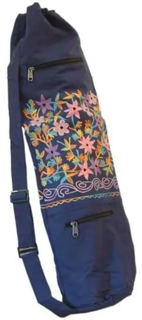 041318 GANESH HIMAL TRADING Embroidered Yoga Bag Fair Trade 041318 GANESH HIMAL TRADING Embroidered Yoga Bag Fair Trade