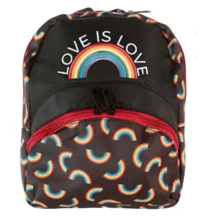 152992 GAY PRIDE APPAREL Teen Straps Mini Backpack