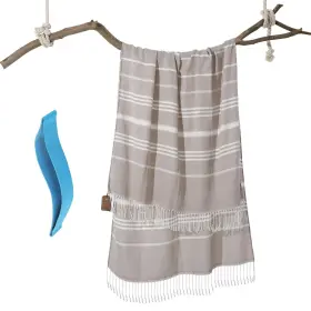 CX-TEQ4B-102 GENOVEGA Yoga Blanket Mat Turkish Beach Towel Ex