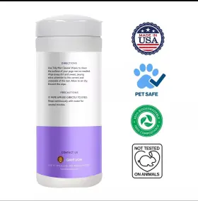 670221485940 GIANT LION Tidy Mat Yoga Cleaner Lavender Scent #2