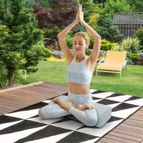 F011GRA6550 GIANTEX Yoga Meditation Pillow Bolster Handle #2