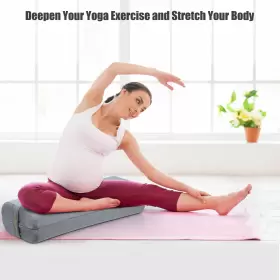 F011GRA6550 GIANTEX Yoga Meditation Pillow Bolster Handle #3