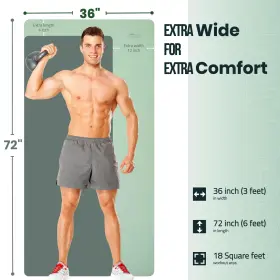 764765964884 GOGOKIWI Yoga Mat Men Women Slip Fitness #3