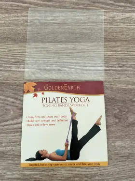 660217809461 GOLDEN EARTH Pilates Toning Bands Workout Dvd