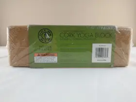 05-0706GG GOLDS GYM Cork Yoga Brick Eco Natural Workout Block #3