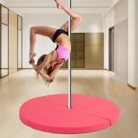 US-2HCST06472 GOPLUS Pole Dance Mat Round Yoga Epe Foam