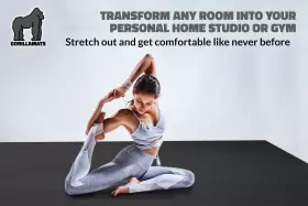 GM105-75BLU GORILLA MATS Slip Exercise Yoga Mat #3