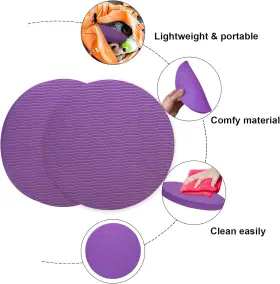 Y-pad-pur GOYONDER Yoga Knee Pads Pack Cushion Exercise #3