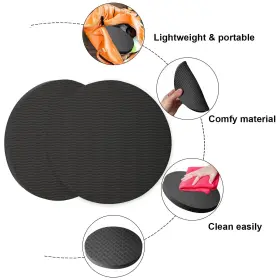 611568408636 GOYONDER Eco Yoga Workout Knee Pad Cushion Pack #3