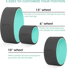 689852257635 GRACIAS Yoga Wheel Set Sports Pain #2